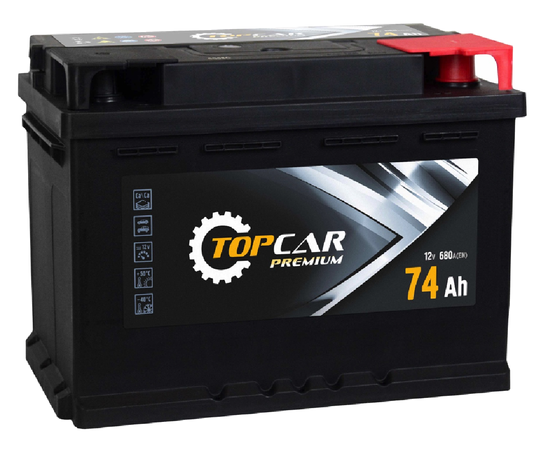 100Ah TopCar Premium 800A L5 R+
